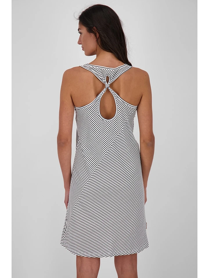 Kleid "Cameron" In Weiß/ Schwarz 6 Kleid "Cameron" In Weiß/ Schwarz – Bild 4