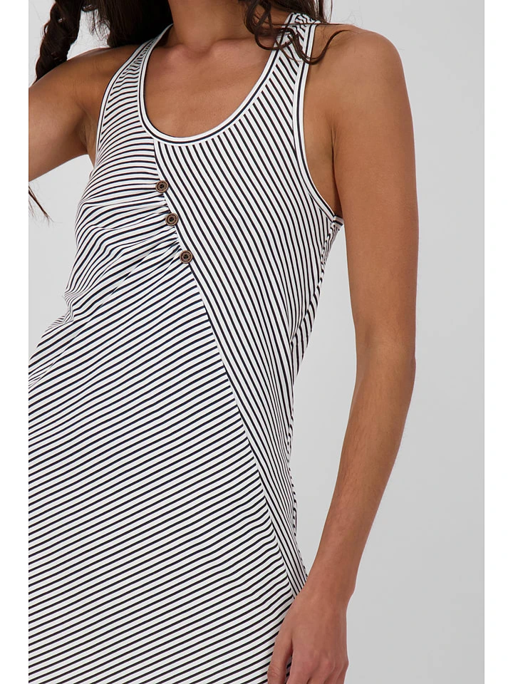 Kleid "Cameron" In Weiß/ Schwarz 7 Kleid "Cameron" In Weiß/ Schwarz – Bild 5