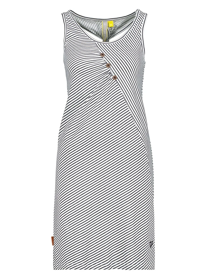 Kleid "Cameron" In Weiß/ Schwarz 3 Kleid "Cameron" In Weiß/ Schwarz