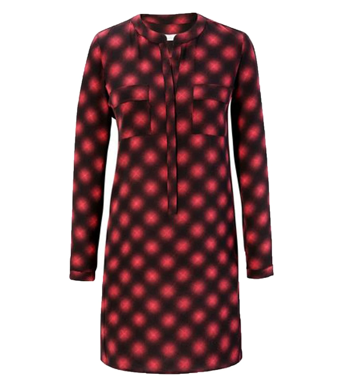 Blusen-Kleid In Schwarz 3 Blusen-Kleid In Schwarz