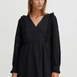 A-Linien-Kleid In Schwarz