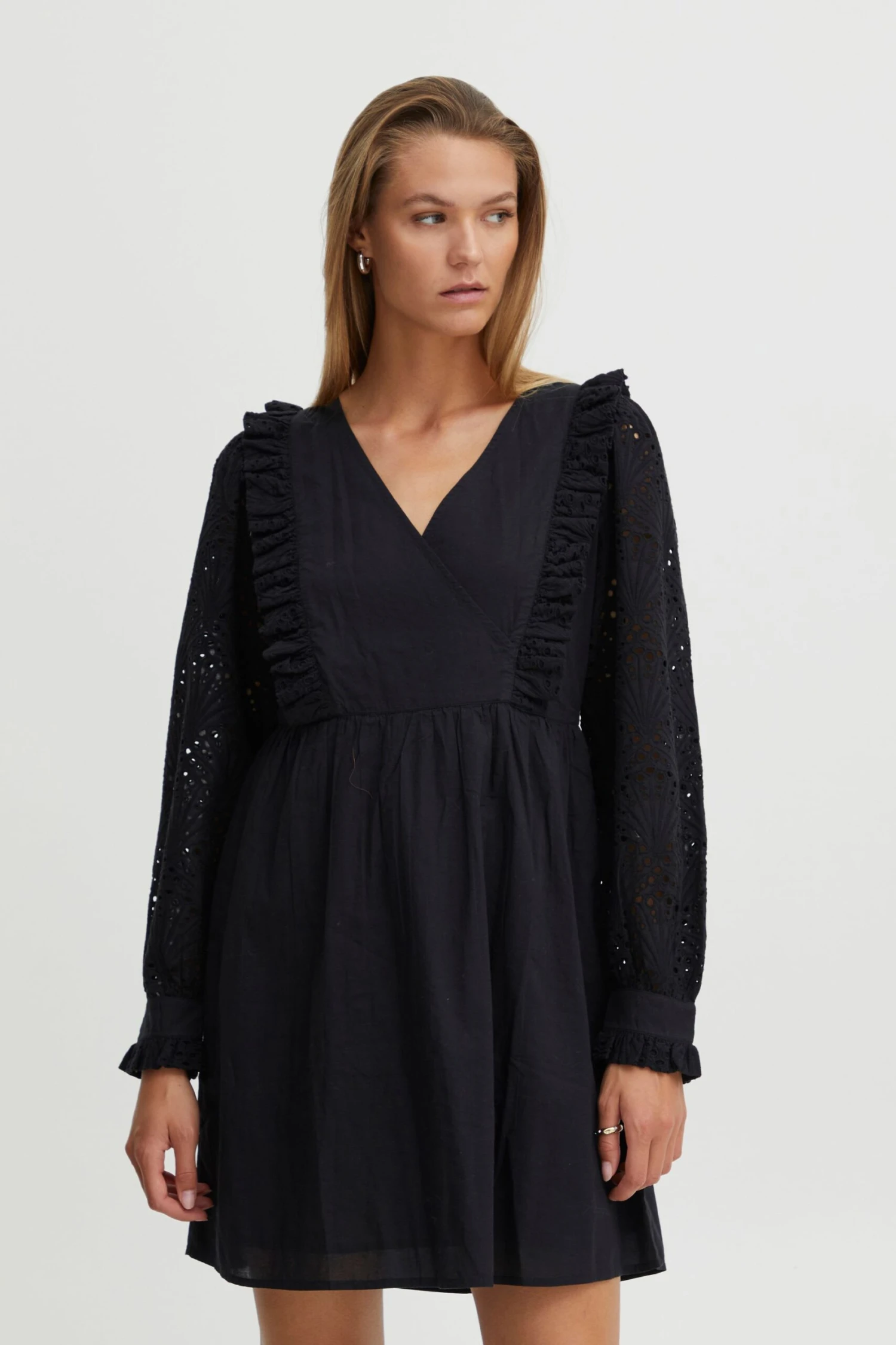 A-Linien-Kleid In Schwarz