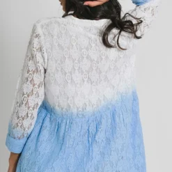 Kleid In Hellblau/ Weiß 13 Kleid In Hellblau/ Weiß -Angebote Zart Stil Store ble kleid in hellblau weiss 5