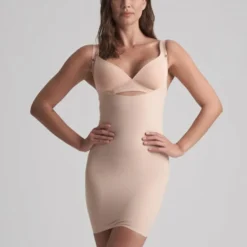 Bye Bra Shape-Kleid In Beige -Angebote Zart Stil Store bye bra shape kleid in beige 2