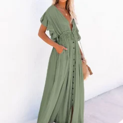 Kleid In Grün 7 Kleid In Grün -Angebote Zart Stil Store coconut sunwear kleid in grun 2