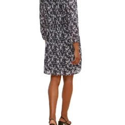 Comma Kleid In Schwarz/ Grau 8 Comma Kleid In Schwarz/ Grau -Angebote Zart Stil Store comma kleid in schwarz grau 2