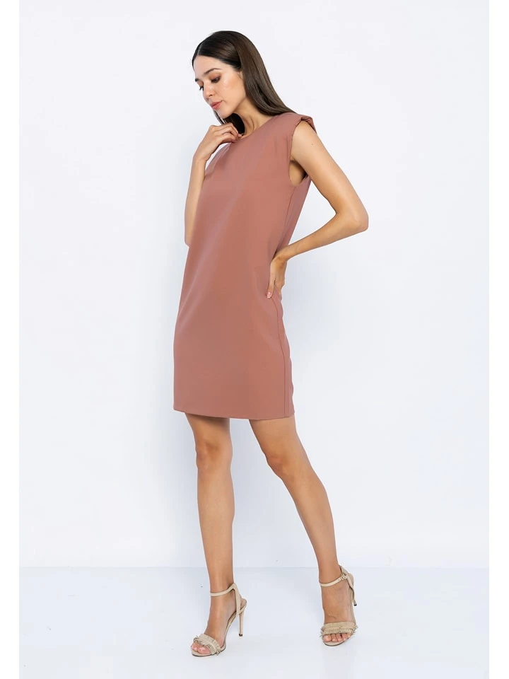 Kleid In Rosa/ Beige 4 Kleid In Rosa/ Beige – Bild 2