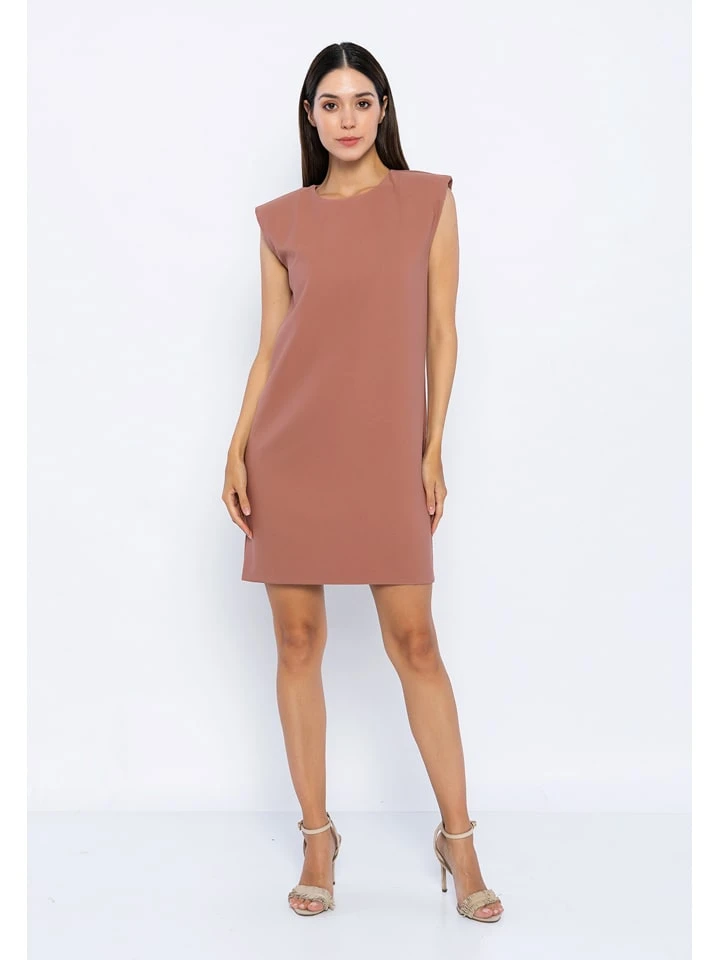 Kleid In Rosa/ Beige 3 Kleid In Rosa/ Beige