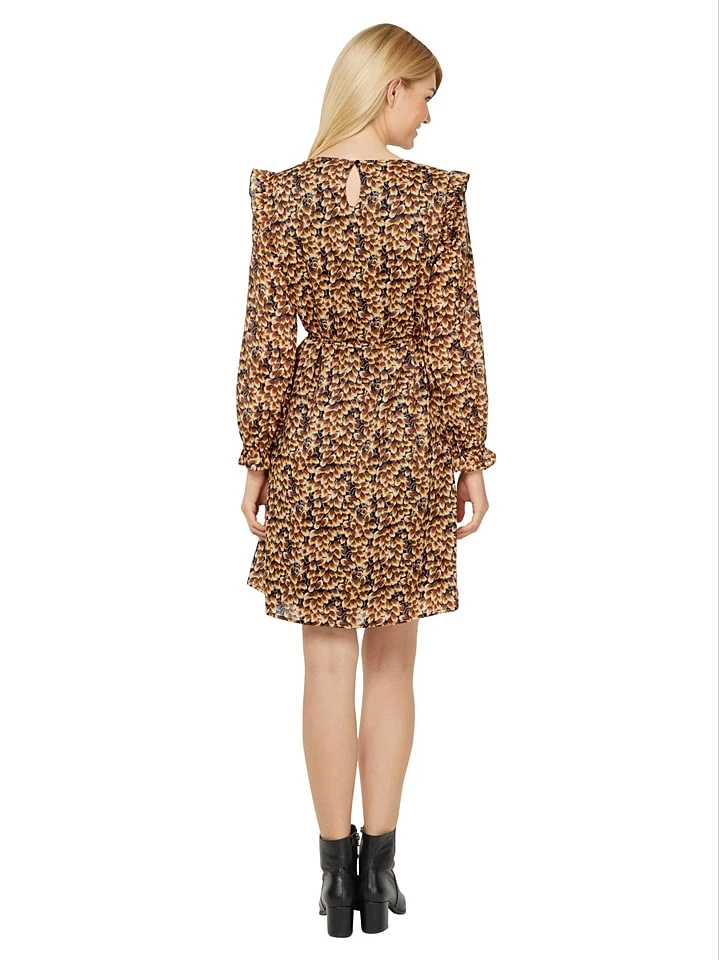 Heine Kleid In Braun/ Gelb 6 Heine Kleid In Braun/ Gelb – Bild 4