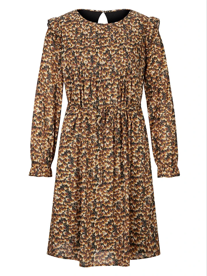 Heine Kleid In Braun/ Gelb 3 Heine Kleid In Braun/ Gelb