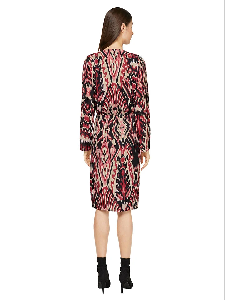 Heine Kleid In Rot/ Bunt 5 Heine Kleid In Rot/ Bunt – Bild 3