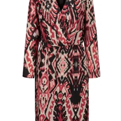 Heine Kleid In Rot/ Bunt