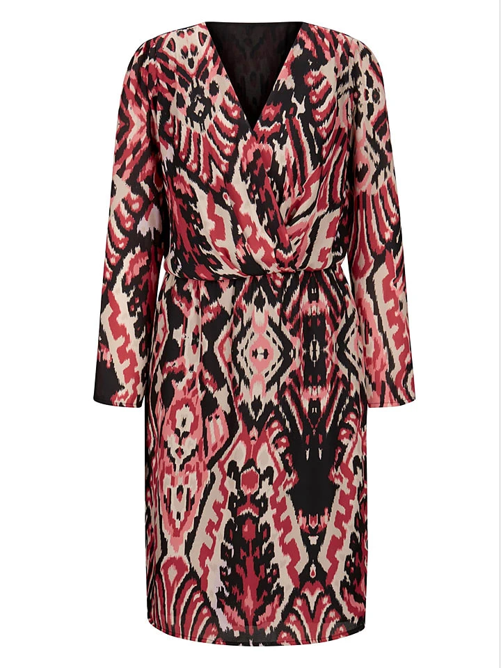Heine Kleid In Rot/ Bunt 3 Heine Kleid In Rot/ Bunt