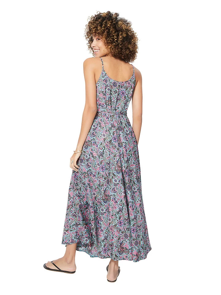 Kleid In Pink/ Türkis 4 Kleid In Pink/ Türkis – Bild 2