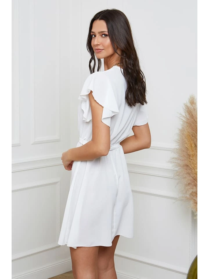 Kleid "Fallone" In Weiß 5 Kleid "Fallone" In Weiß – Bild 3