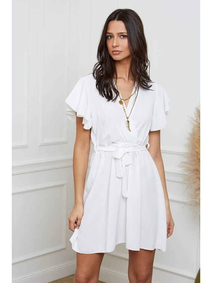 Kleid "Fallone" In Weiß 3 Kleid "Fallone" In Weiß