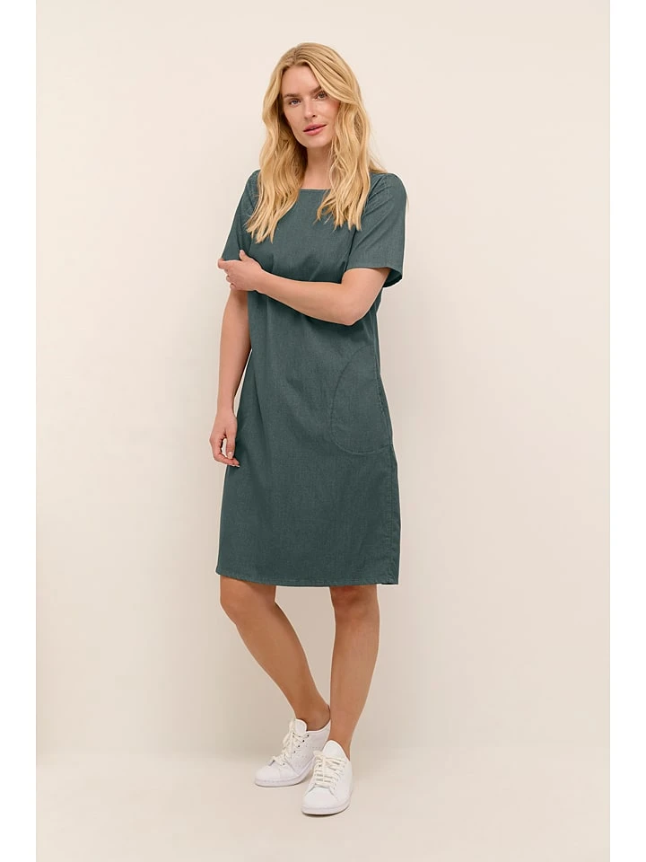Kaffe Kleid "Lea" In Grün 5 Kaffe Kleid "Lea" In Grün – Bild 3