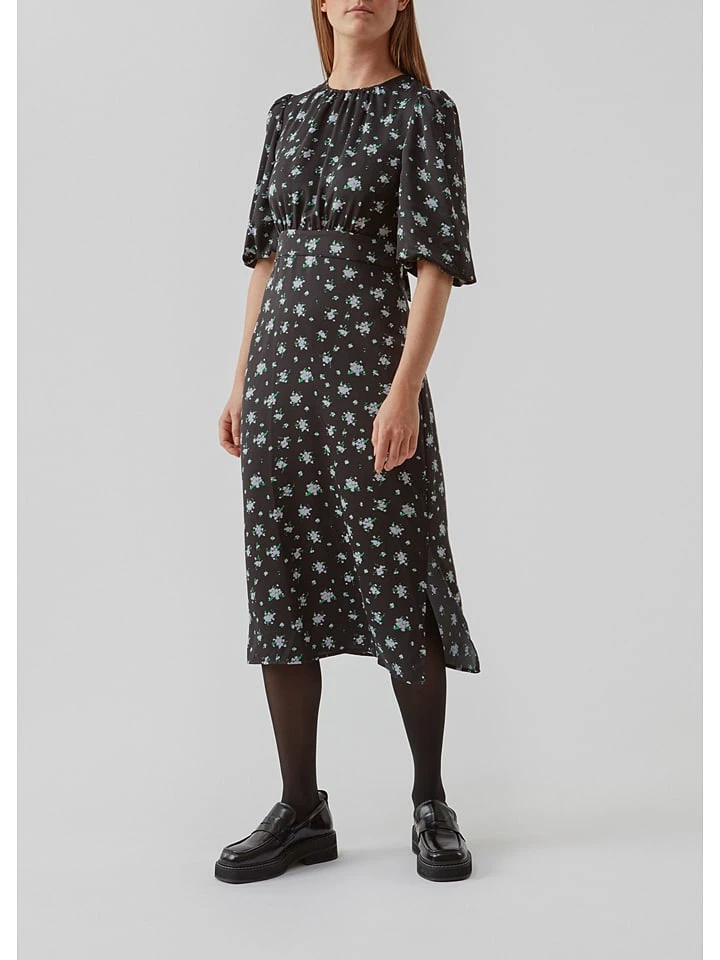 Kleid "Ness" In Schwarz/ Bunt 5 Kleid "Ness" In Schwarz/ Bunt – Bild 3