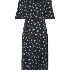 Kleid "Ness" In Schwarz/ Bunt