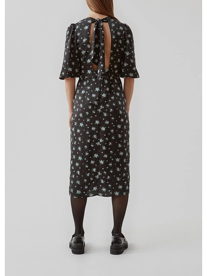 Kleid "Ness" In Schwarz/ Bunt 6 Kleid "Ness" In Schwarz/ Bunt – Bild 4