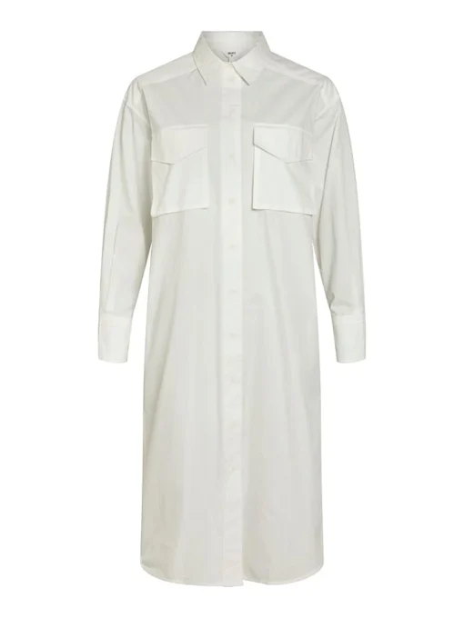 Object Kleid "Scarlett" In Weiß -Angebote Zart Stil Store object kleid scarlett in weiss