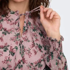 ONLY Kleid "Aida Elisa" In Altrosa/ Grün -Angebote Zart Stil Store only kleid aida elisa in altrosa grun 4