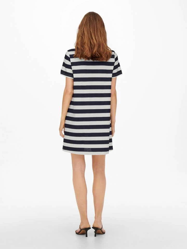 ONLY Kleid "May" In Weiß/ Dunkelblau 5 ONLY Kleid "May" In Weiß/ Dunkelblau – Bild 3