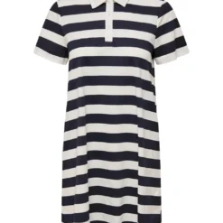 ONLY Kleid "May" In Weiß/ Dunkelblau