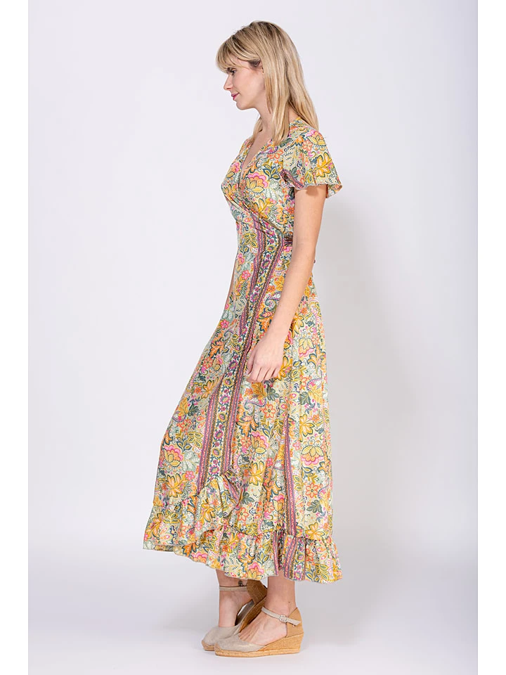 Kleid In Gelb/ Rosa 4 Kleid In Gelb/ Rosa – Bild 2