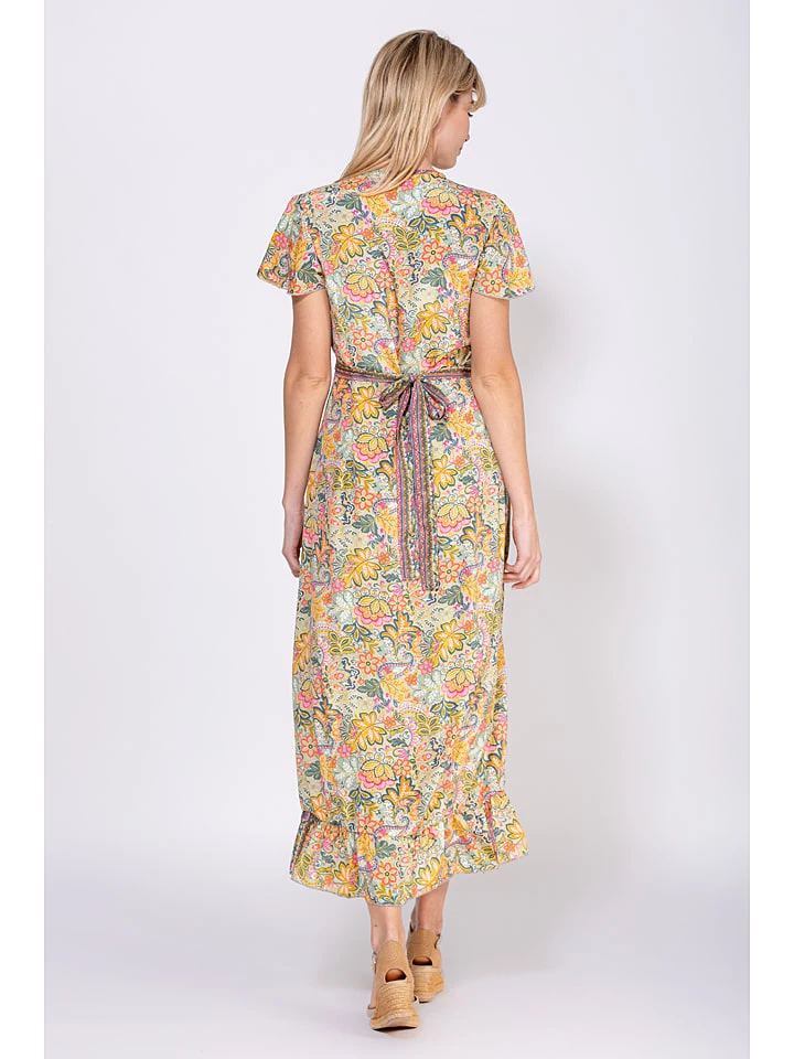 Kleid In Gelb/ Rosa 5 Kleid In Gelb/ Rosa – Bild 3