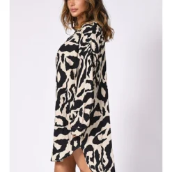 Kleid "Dabo" In Schwarz/ Sand 8 Kleid "Dabo" In Schwarz/ Sand -Angebote Zart Stil Store plus size company kleid dabo in schwarz sand 1