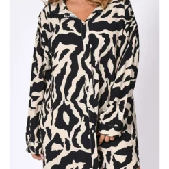 Kleid "Dabo" In Schwarz/ Sand 10 Kleid "Dabo" In Schwarz/ Sand -Angebote Zart Stil Store plus size company kleid dabo in schwarz sand 3