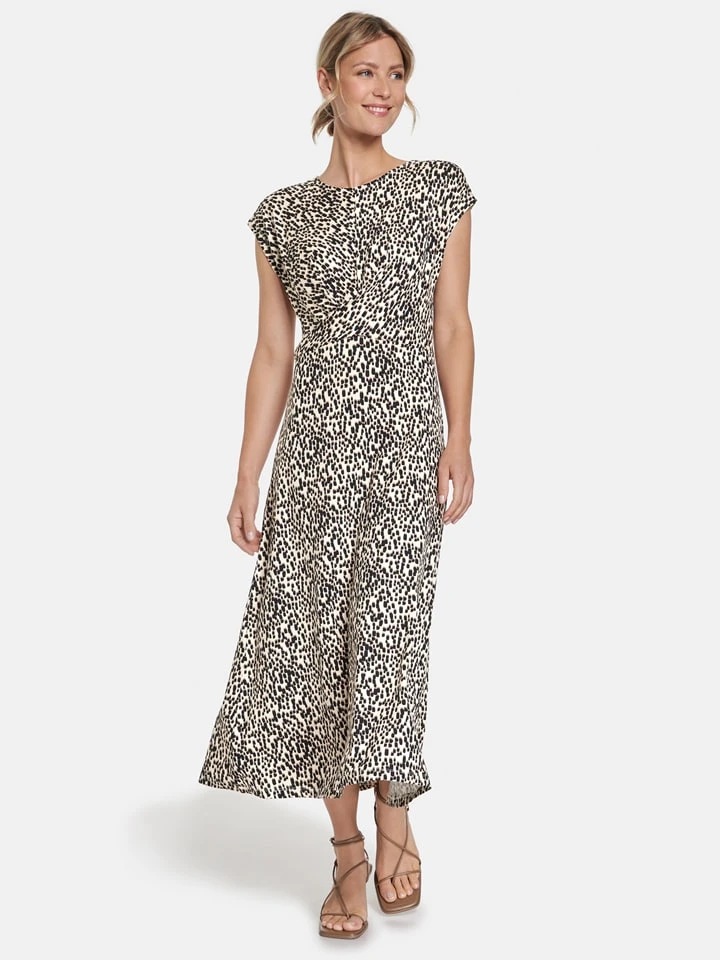 Taifun Kleid In Creme/ Schwarz 5 Taifun Kleid In Creme/ Schwarz – Bild 3