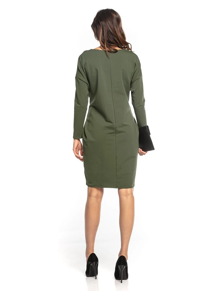 Kleid In Khaki 4 Kleid In Khaki – Bild 2