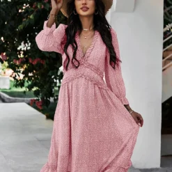 Kleid In Rosa/ Weiß 6 Kleid In Rosa/ Weiß -Angebote Zart Stil Store tina kleid in rosa weiss 1