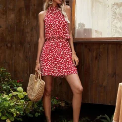 Kleid In Rot/ Weiß 7 Kleid In Rot/ Weiß -Angebote Zart Stil Store tina kleid in rot weiss 2