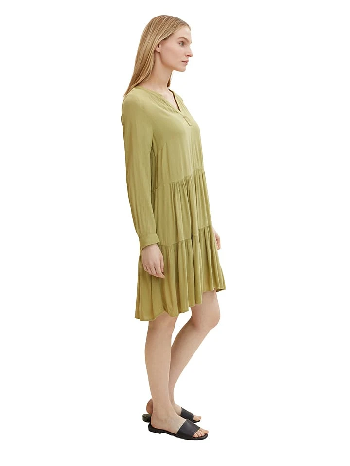 Tom Tailor Kleid In Oliv 5 Tom Tailor Kleid In Oliv – Bild 3