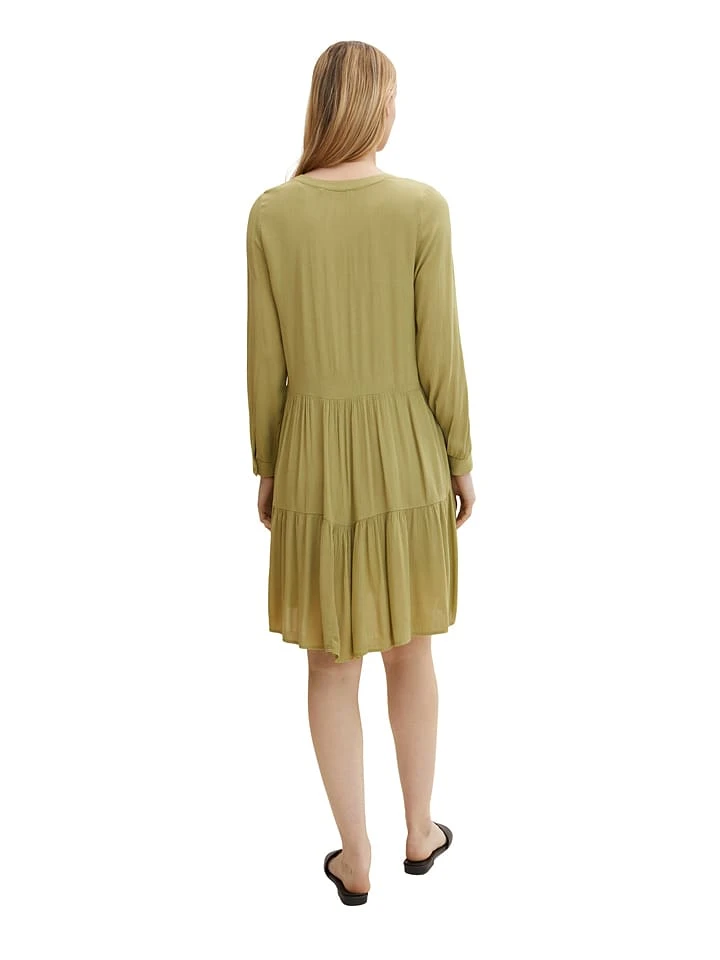 Tom Tailor Kleid In Oliv 6 Tom Tailor Kleid In Oliv – Bild 4
