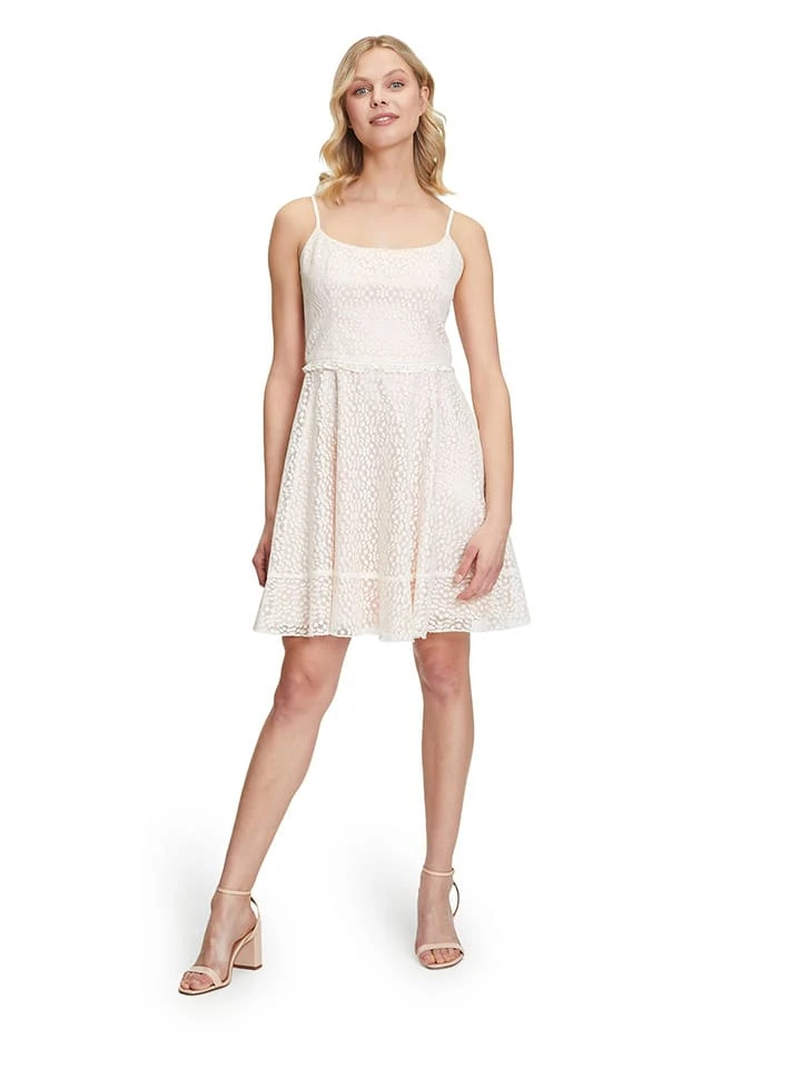 Vera Mont Kleid In Weiß/ Pink 4 Vera Mont Kleid In Weiß/ Pink – Bild 3