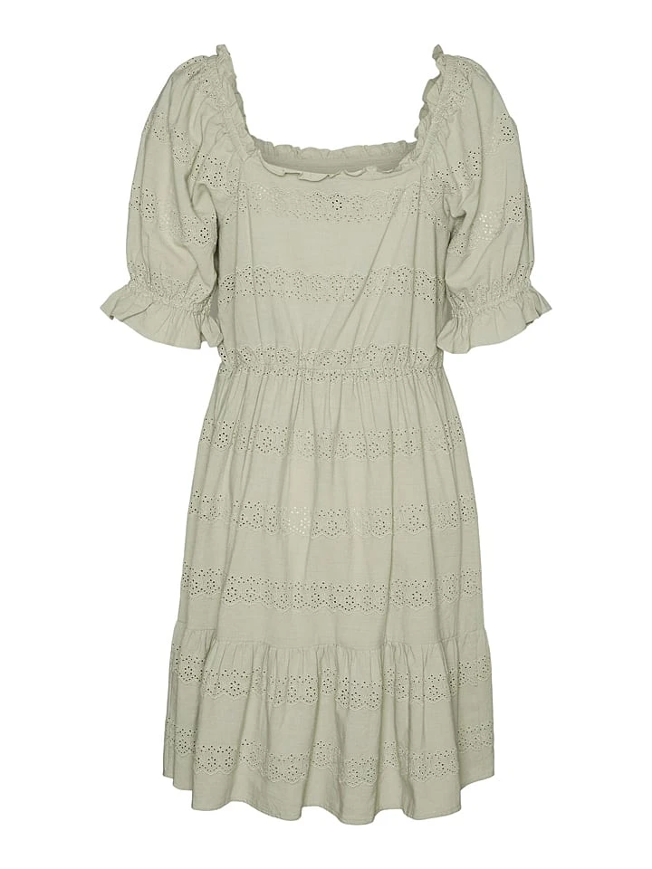 Vero Moda Kleid "Jesser" In Hellgrün 4 Vero Moda Kleid "Jesser" In Hellgrün – Bild 2