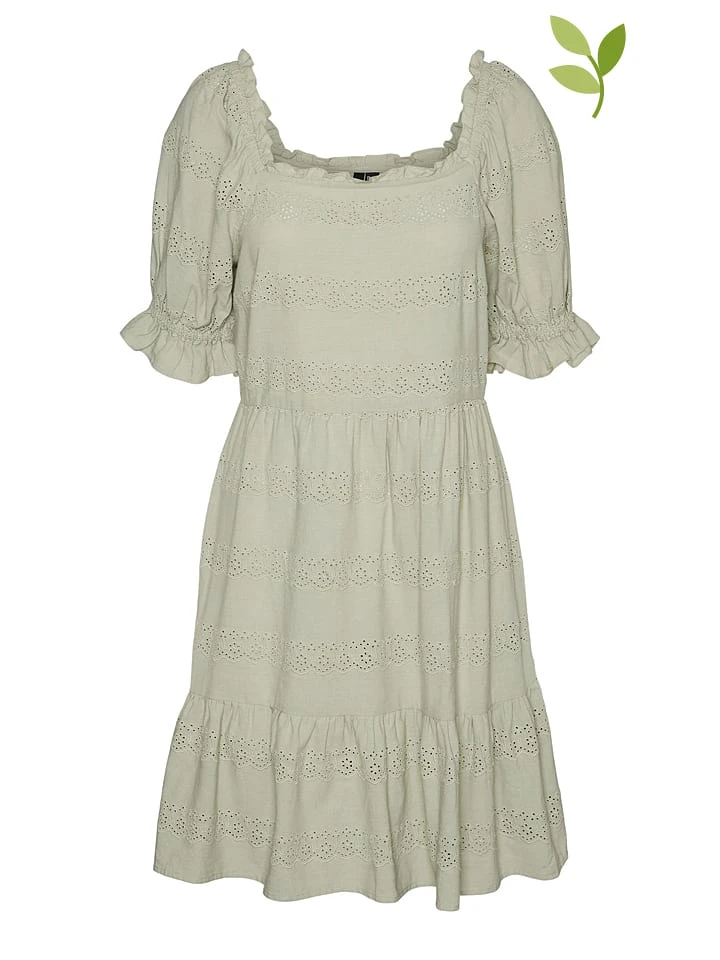 Vero Moda Kleid "Jesser" In Hellgrün 3 Vero Moda Kleid "Jesser" In Hellgrün