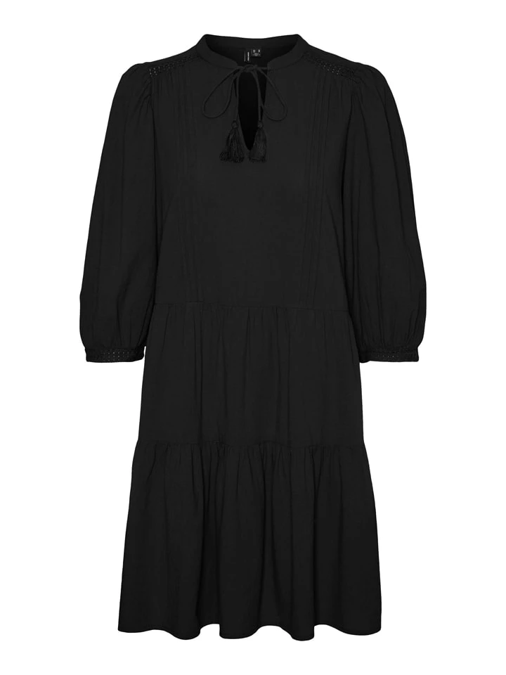 Vero Moda Kleid "Pretty" In Schwarz 5 Vero Moda Kleid "Pretty" In Schwarz – Bild 3